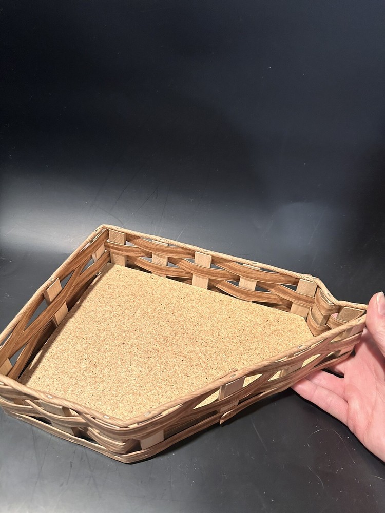 Nevada State Shaped Wicker Rattan Basket