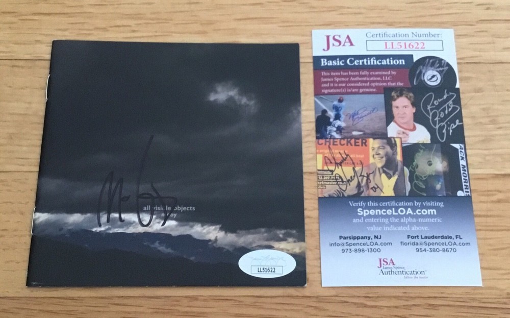 Moby Musician Singer Songwriter Signed Autograph All Visible Objects CD JSA COA
