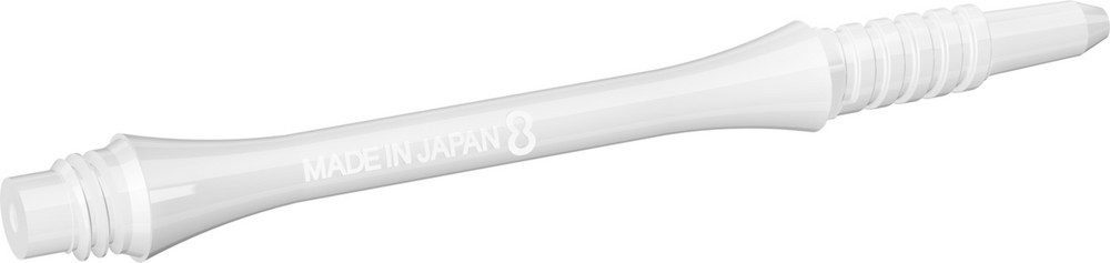 Target 8 Flight Slim White 33mm Fixed Shaft