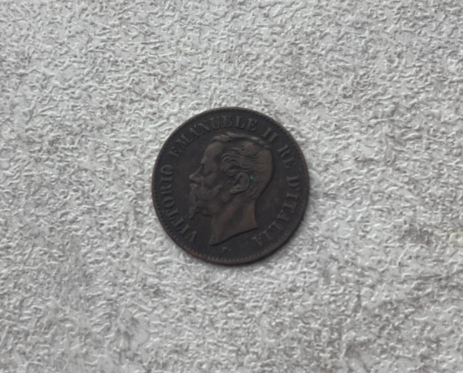 1867 M Italy 2 Centesimi L2