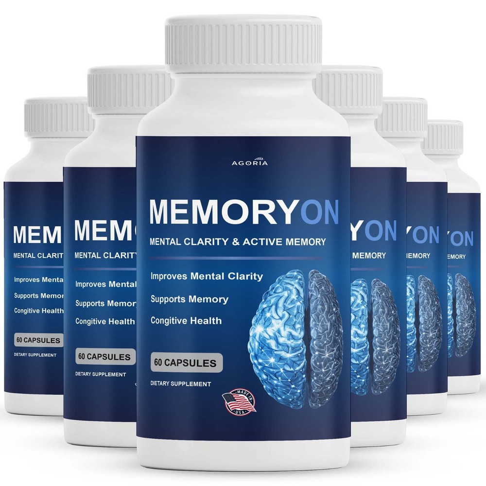 (6 Pack)MemoryOn Advanced Mind Memory & Cognitive Support Pills Genuine MemoryOn