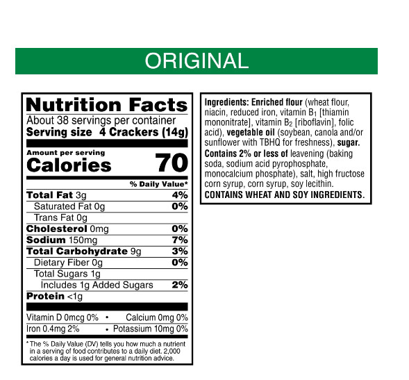 Club Snack Stacks Original Crackers, Lunch Snacks, 9 Count