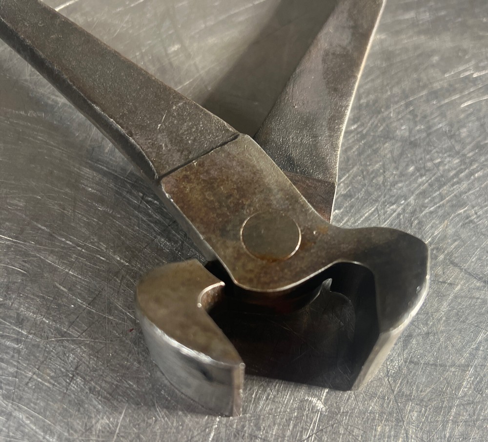 Vintage Blacksmith Nail Puller Electrician Pliers