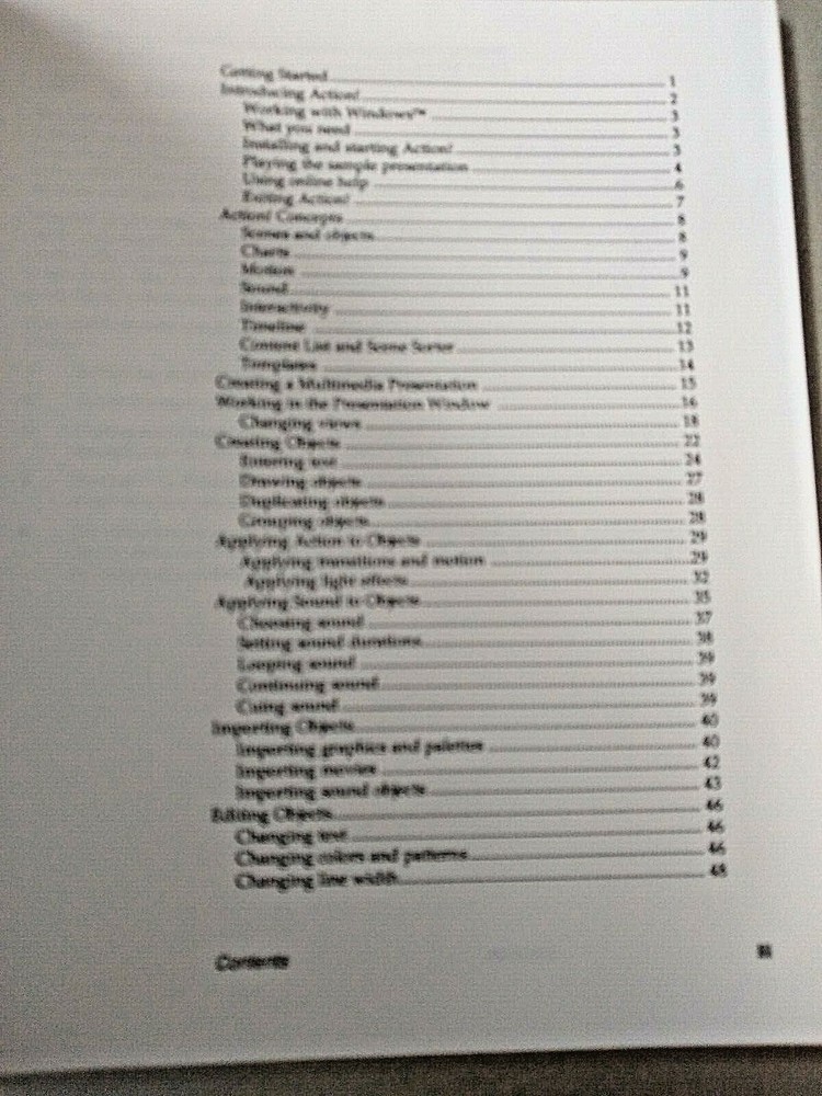 1990s MACROMEDIA ACTION 2.5 SPECIAL EDITION USER GUIDE