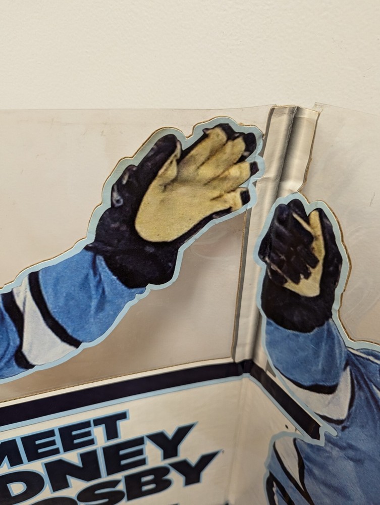 Sidney Crosby Penguins Cardboard And Plastic Store Display Sign Standee