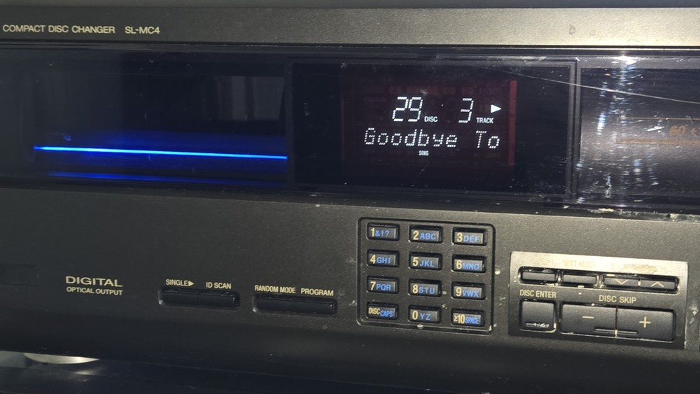 Technics Vintage SL-MC4 60 Disc CD Player Tested Working