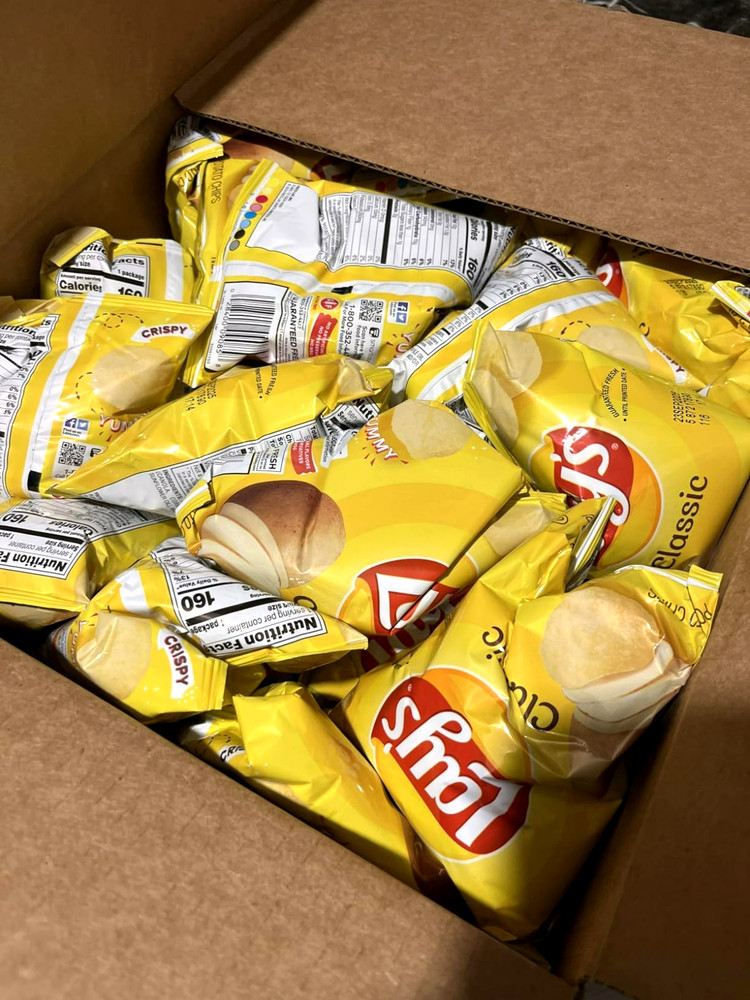 Potato Chips, Classic, 1 Ounce (Pack of 40)