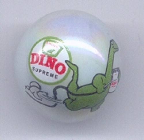 Sinclair Dino Glass 1" Logo Marble