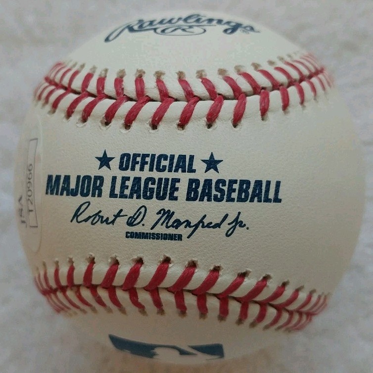 Dellin Betances Autographed baseball JSA