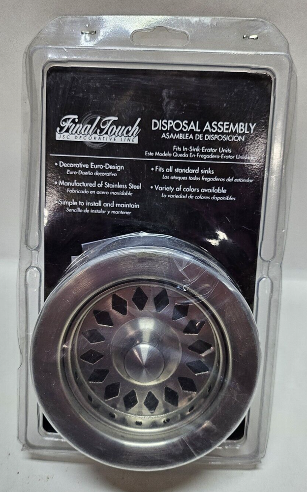 Final Touch B03401 Disposal Assembly Brushed Stainless