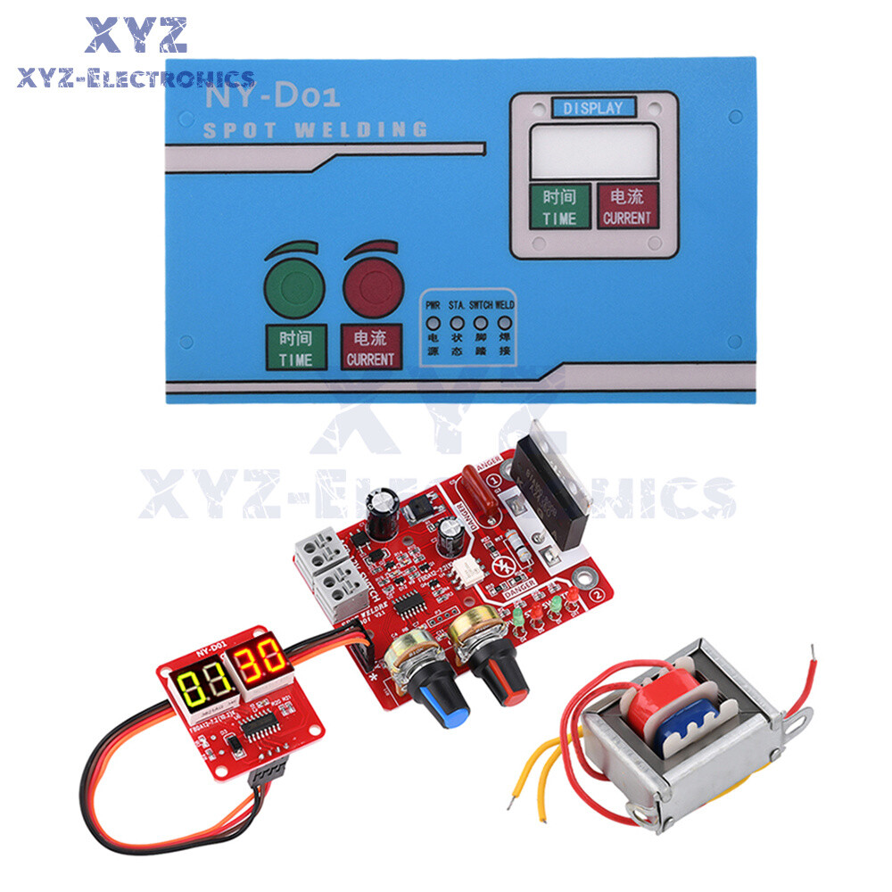 NY-D01 40/100A Digital Spot Welder Machine Controller Current Time Control Board