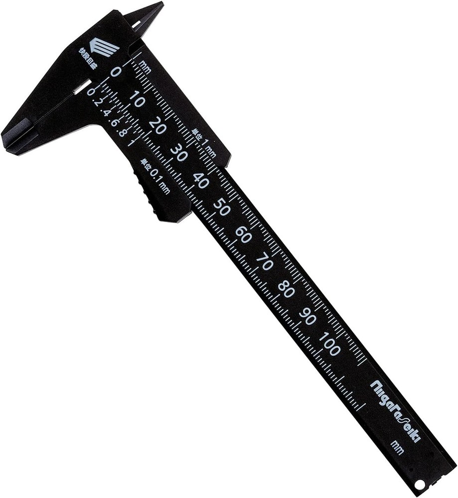 Niigata Seiki SK Plastic Caliper Light Step Scale 100mm PC-100KD Depth Bar