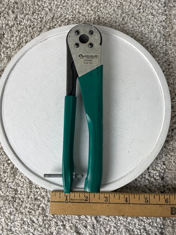 Astro Tool Corp 615466 Micro Thread Adjustable Crimp Tool Green