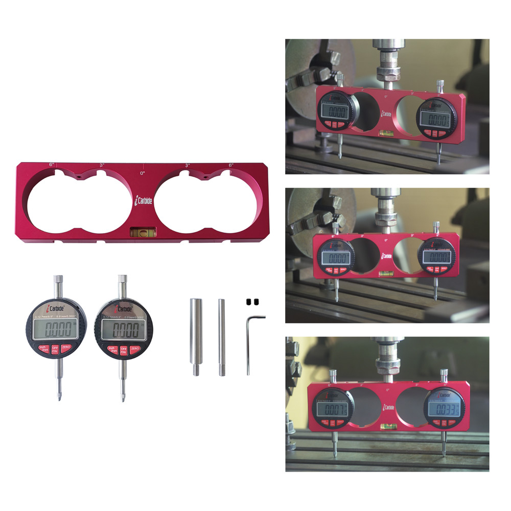 Tramming Tool Calibrate/Align Lathe Mill Machine Drill Dial Indicator 0.0005"