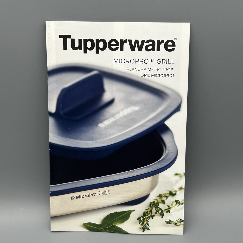 Tupperware MicroPro Grill Micro Pro Series Microwave Grilling Base & Lid Cooking