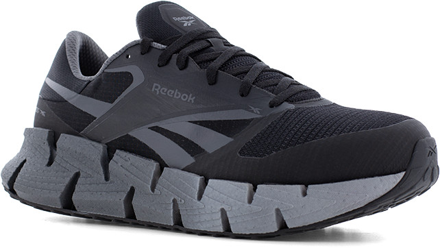 Men's FloatZig Athletic Work Shoes - Black and Gray