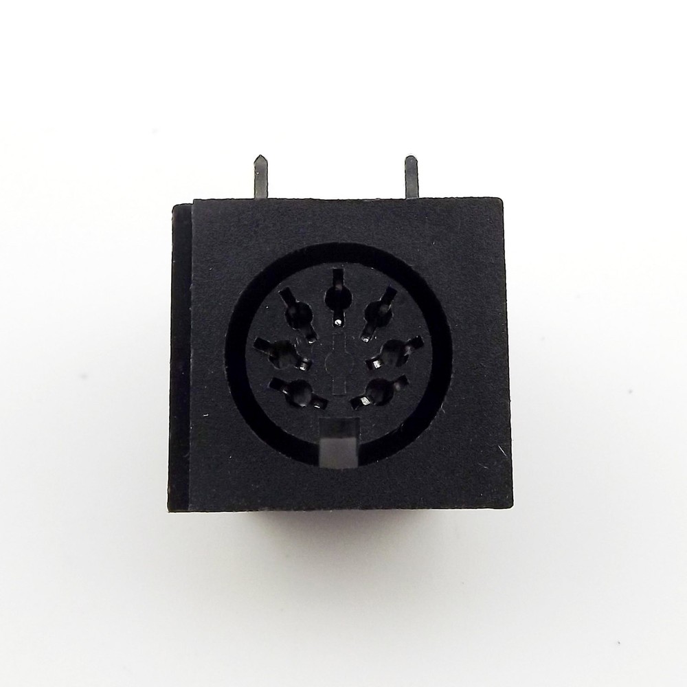 5pcs DIN 7 Pin Circular Jack Female Panel Mount PCB Mount Connector Adapter