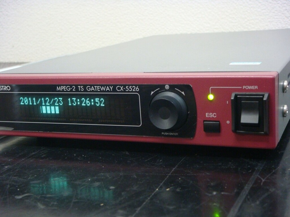 ASTRO DESIGN CX5526 MPEG-2 TS Gateway ASI->LAN->ASI