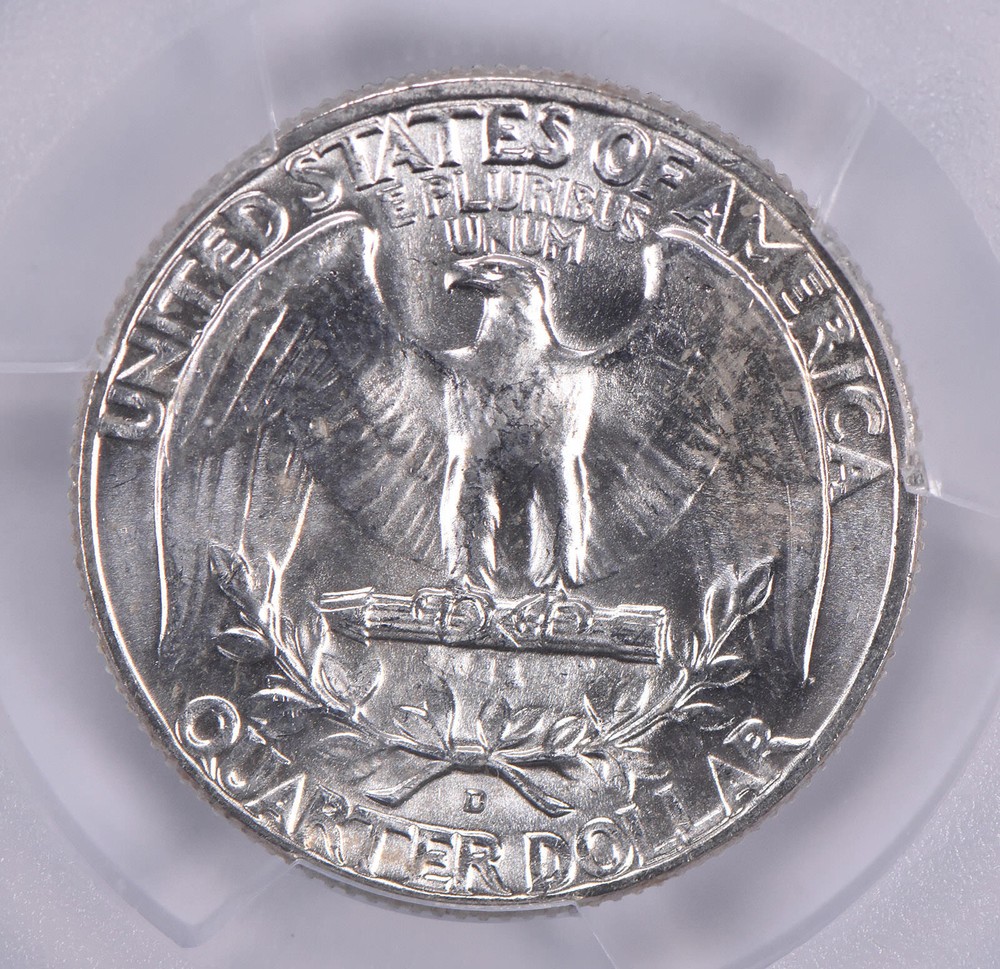 1964-D Washington Quarter MS66 PCGS Blue Label