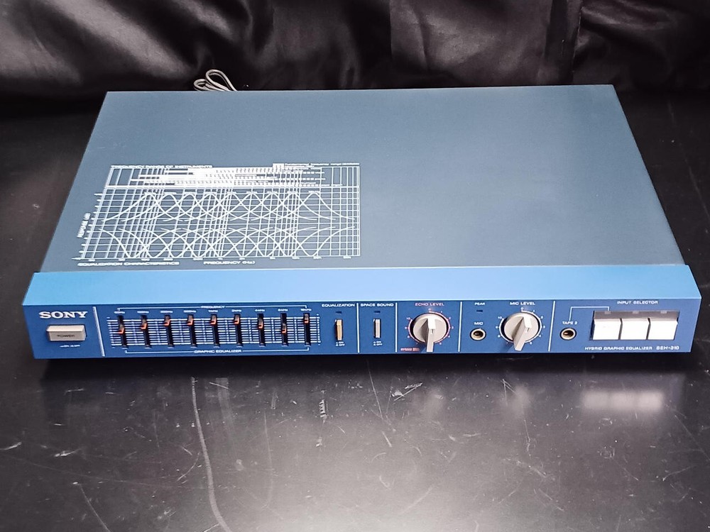 Sony SEH-310 Graphic Equalizer Used 9 Band Analog EQ with Echo Effect Tested