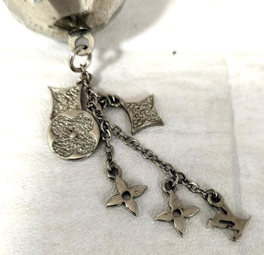 Louis Vuitton Portocre Glitter Keychain