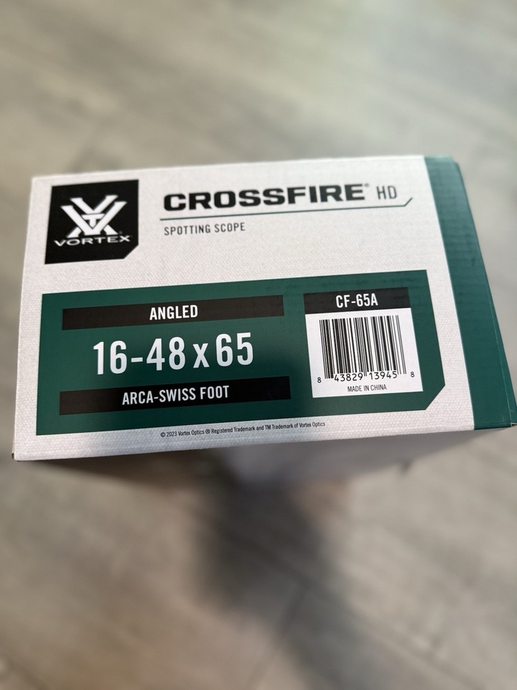 Vortex Optics Crossfire HD 16-48x65 Spotting Scope - Angled