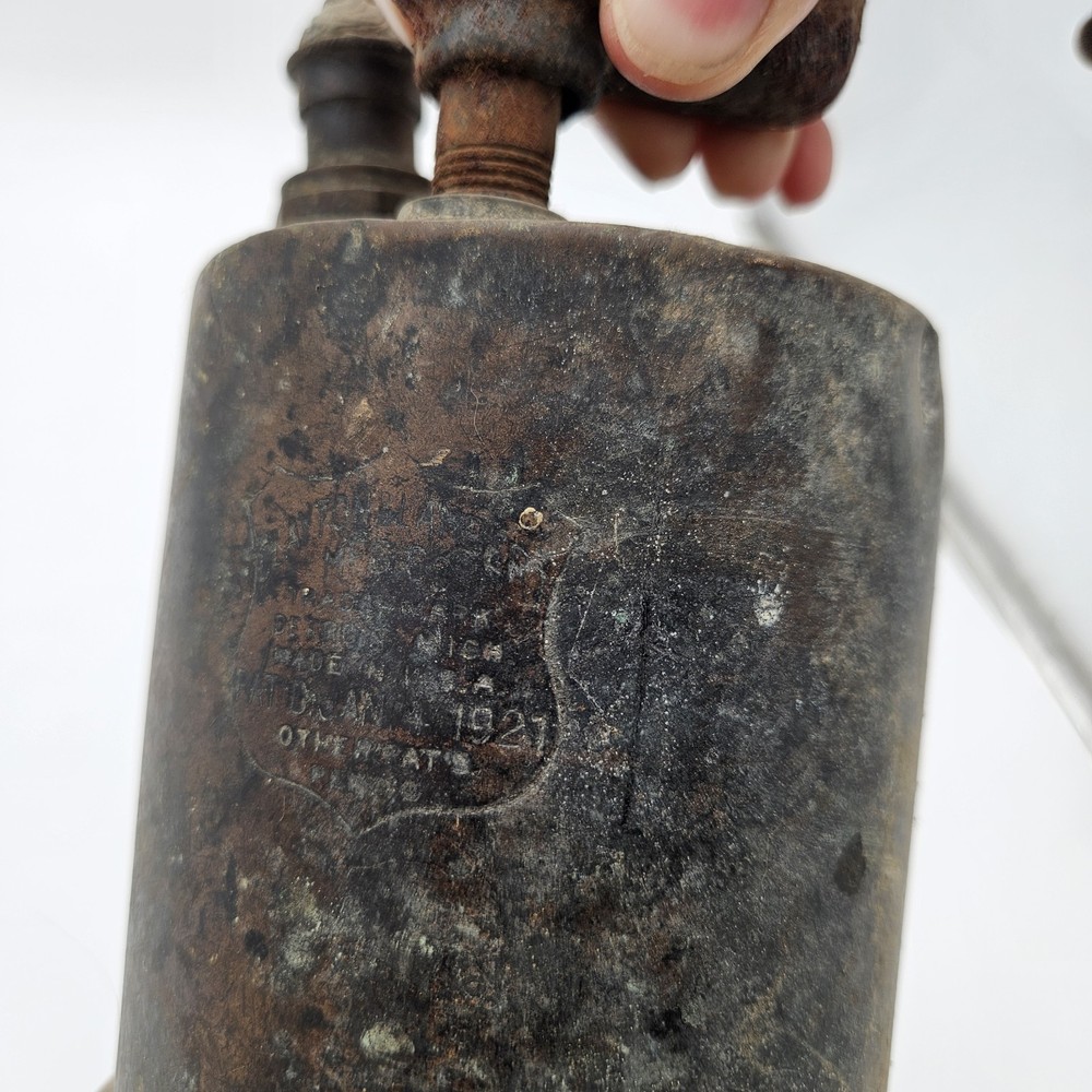 RARE Antique Clayton & Lambert Brass Blow Torch, Not Functioning