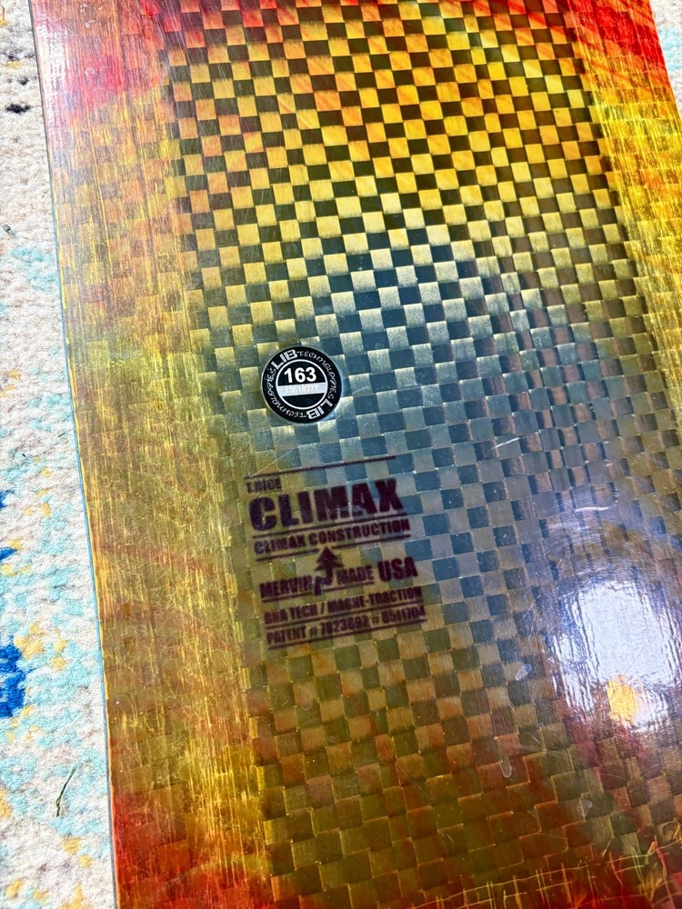 Lib Tech Carbon Snowboard T. Rice Climax 2019 *163
