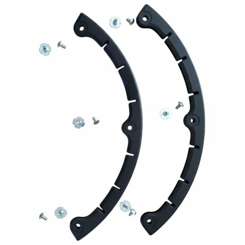 Black ski protector for powder