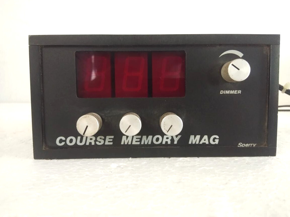 SPERRY COURSE MEMORY MAG Input Power 24 VDC