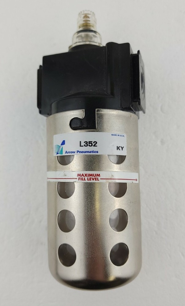 Arrow Pneumatics L352 Lube Poly Bowl 1/4" - Missing A Plastic Cap