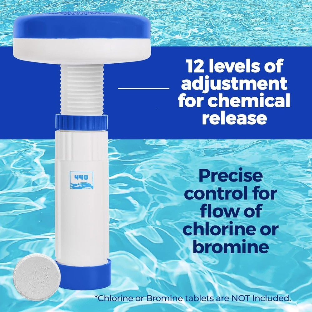 Adjustable Pool Chlorine/Bromine Floater