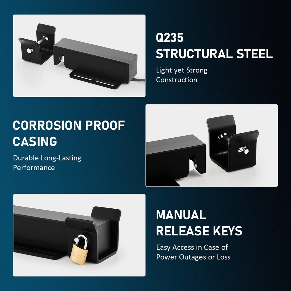 CO-Z Automatic Electric Gate Lock for Single Double Auto (1 Sets)