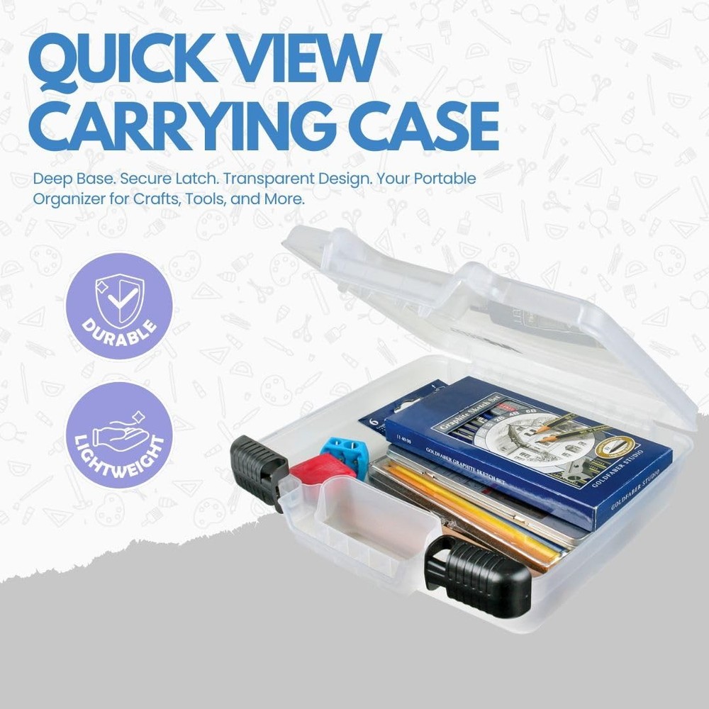 ArtBin 6972AB 10 inch Quick View Deep Base 10 - Deep, Translucent