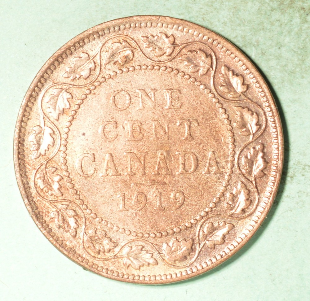 1919 - Canada Large Cent  - INV#D-174