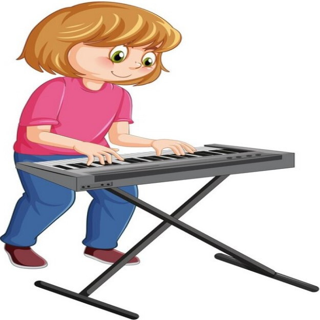 30 Custom Little Keyboard Player Personalized Address Labels