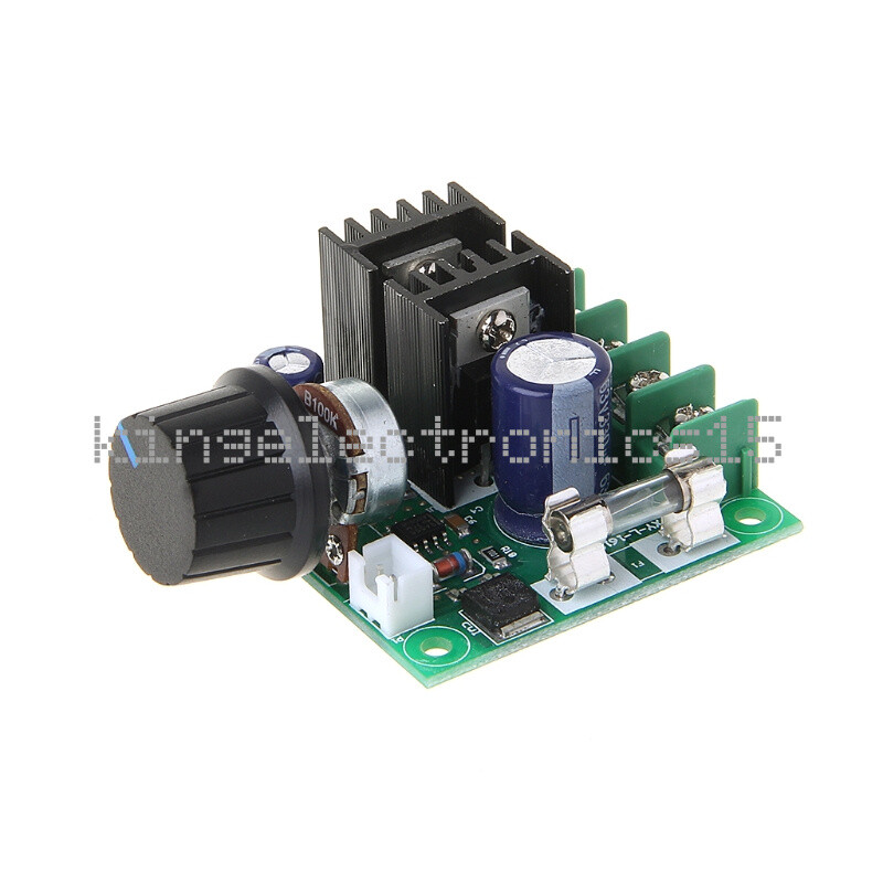10A 9V~50V PWM DC Motor Speed Control Switch Controller Volt Regulator Dimmer