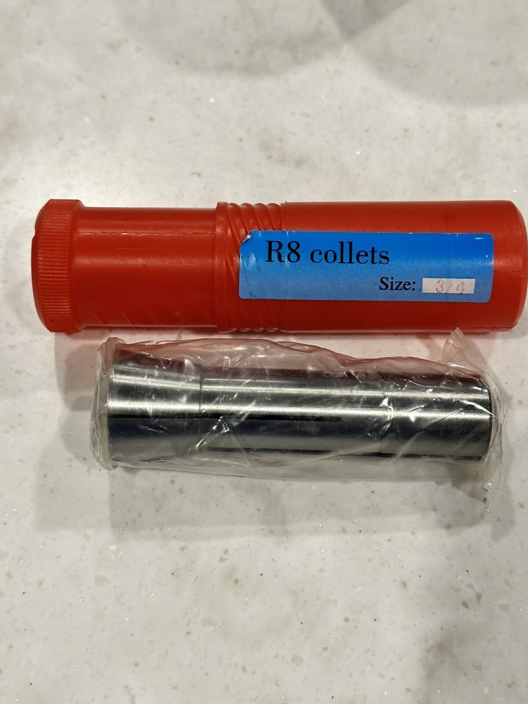 3/4" Precision R8 Round Collet Drawbar Thread 7/16"- 20