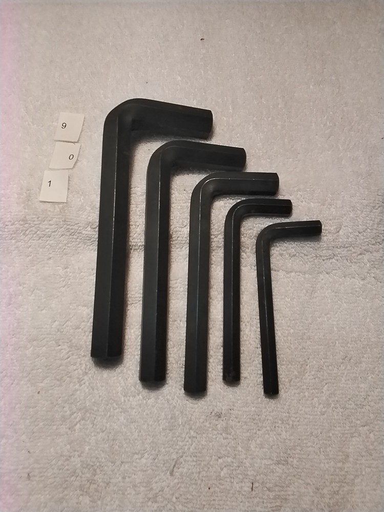 5PC L- TYPE HEX WRENCH