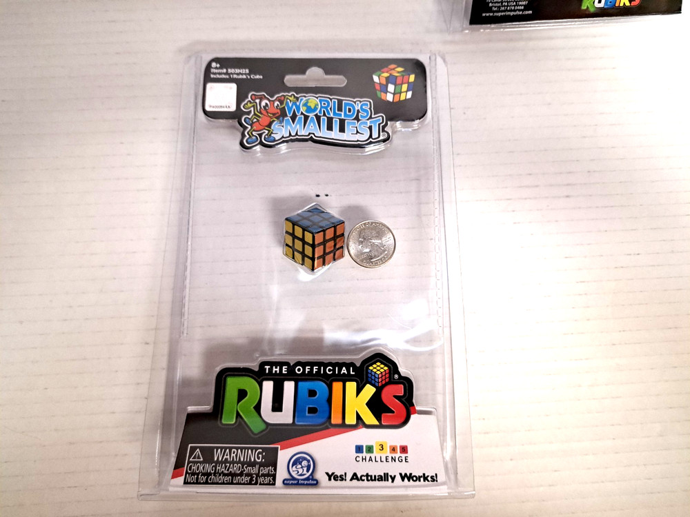 Super Impulse Worlds Smallest Rubiks Cube
