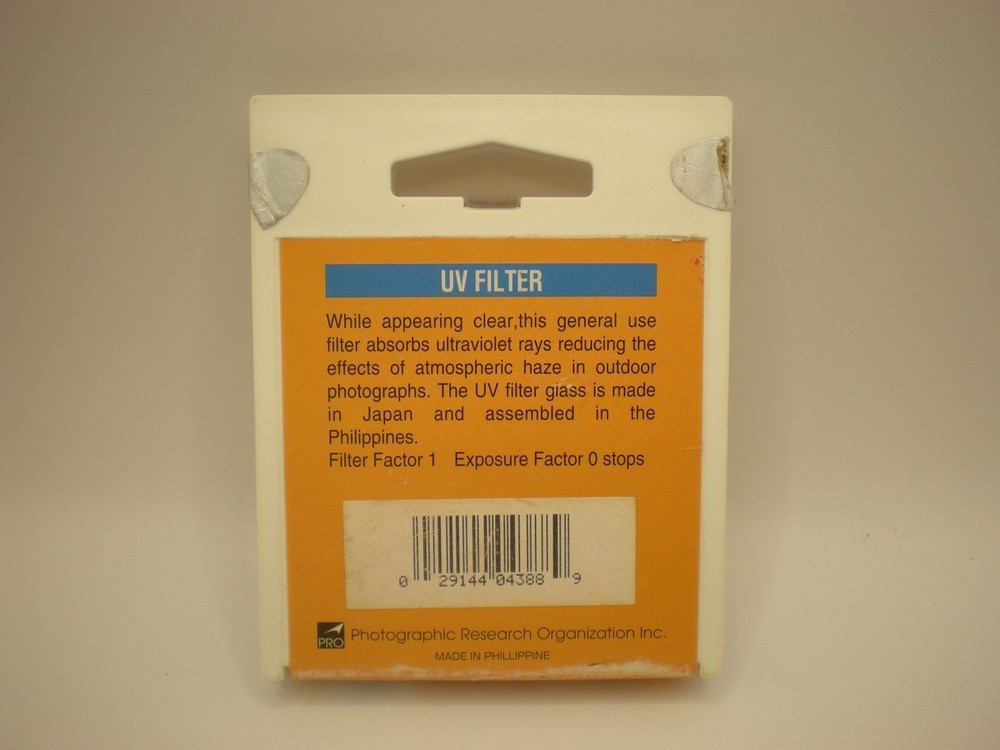 Promaster UV Filter 58mm Camera Lens Filter New