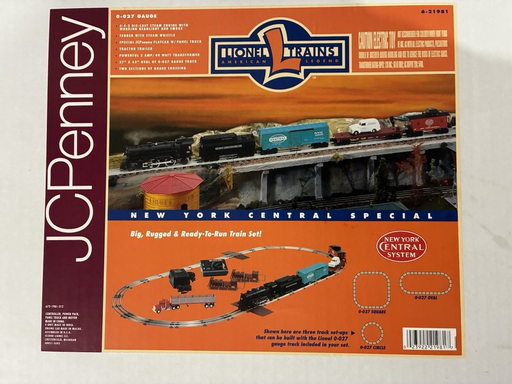 Lionel Train Controller Transformer Power Pack 3A Untested AC180300 JC Penney