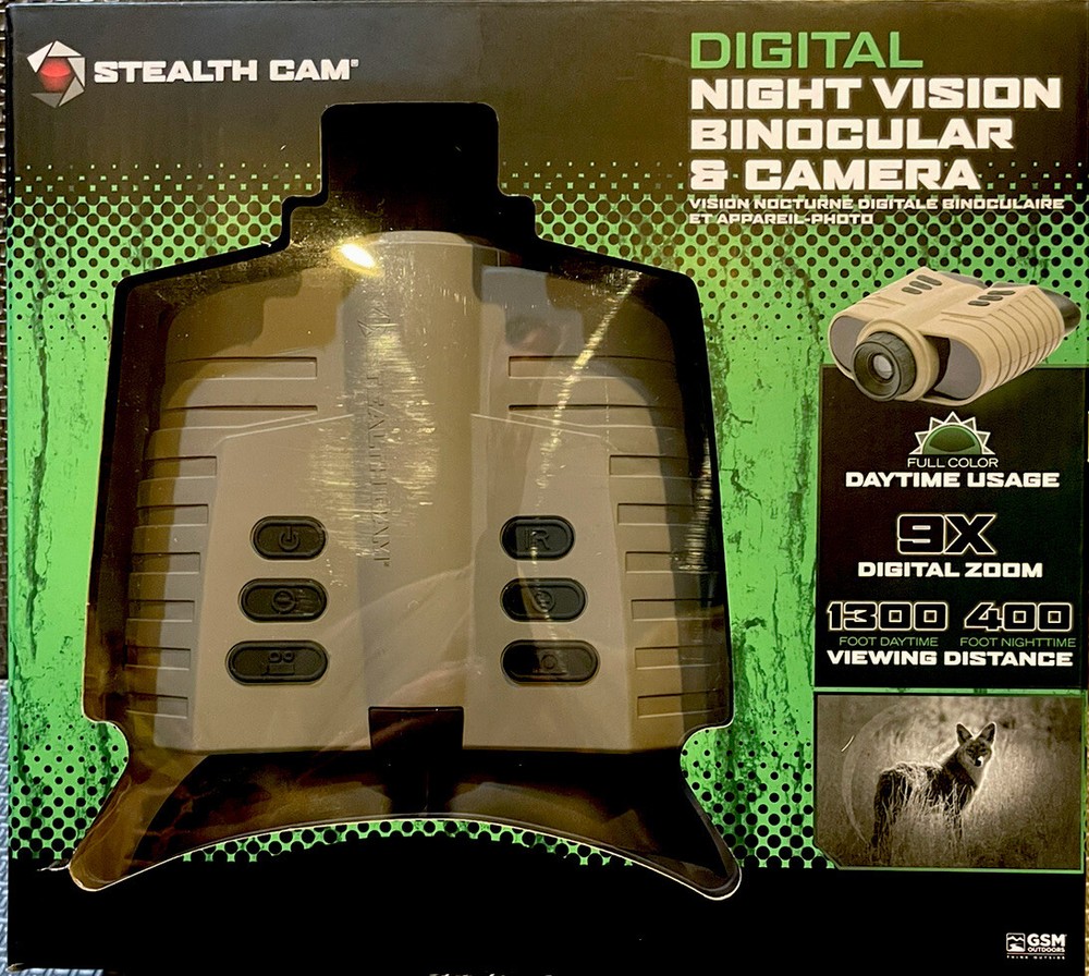 stealth cam digital night vision binocular and camera