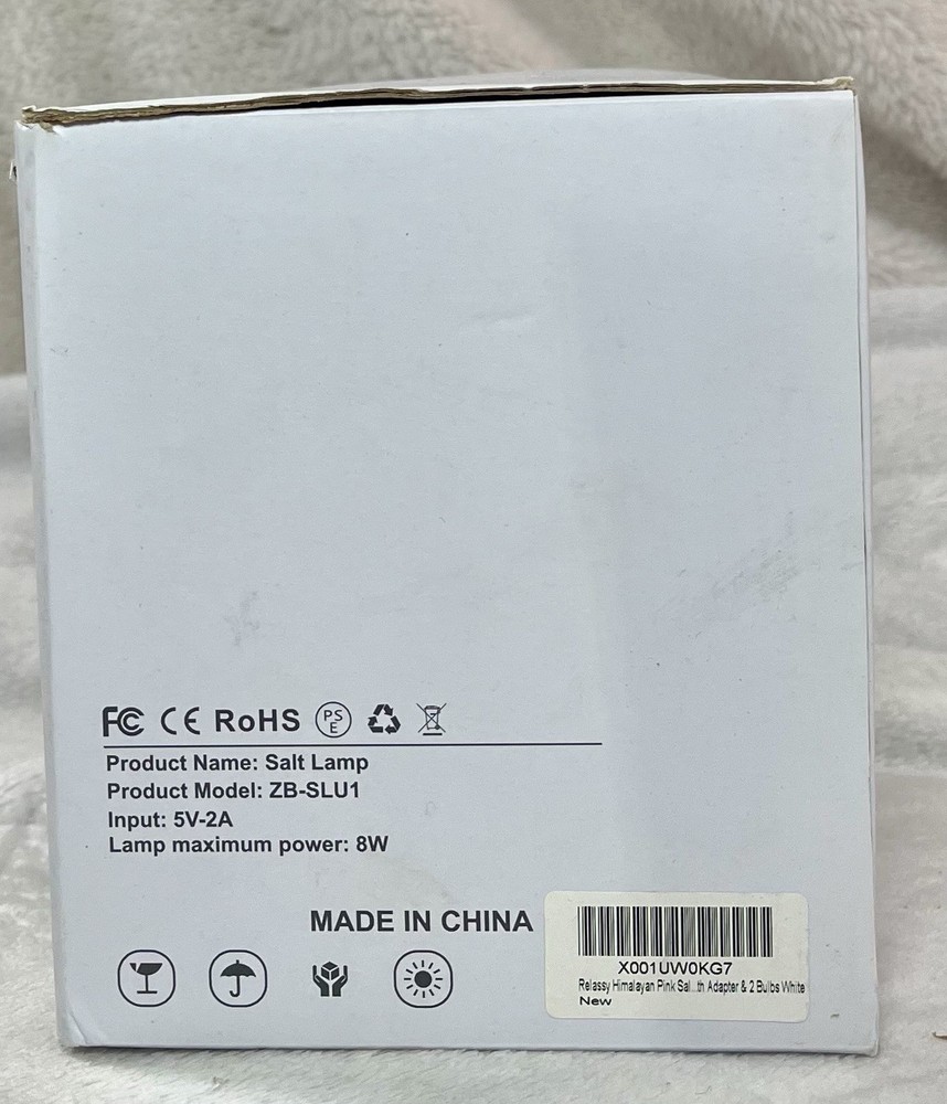 Relassy Salt Lamp Model ZB-SLU1