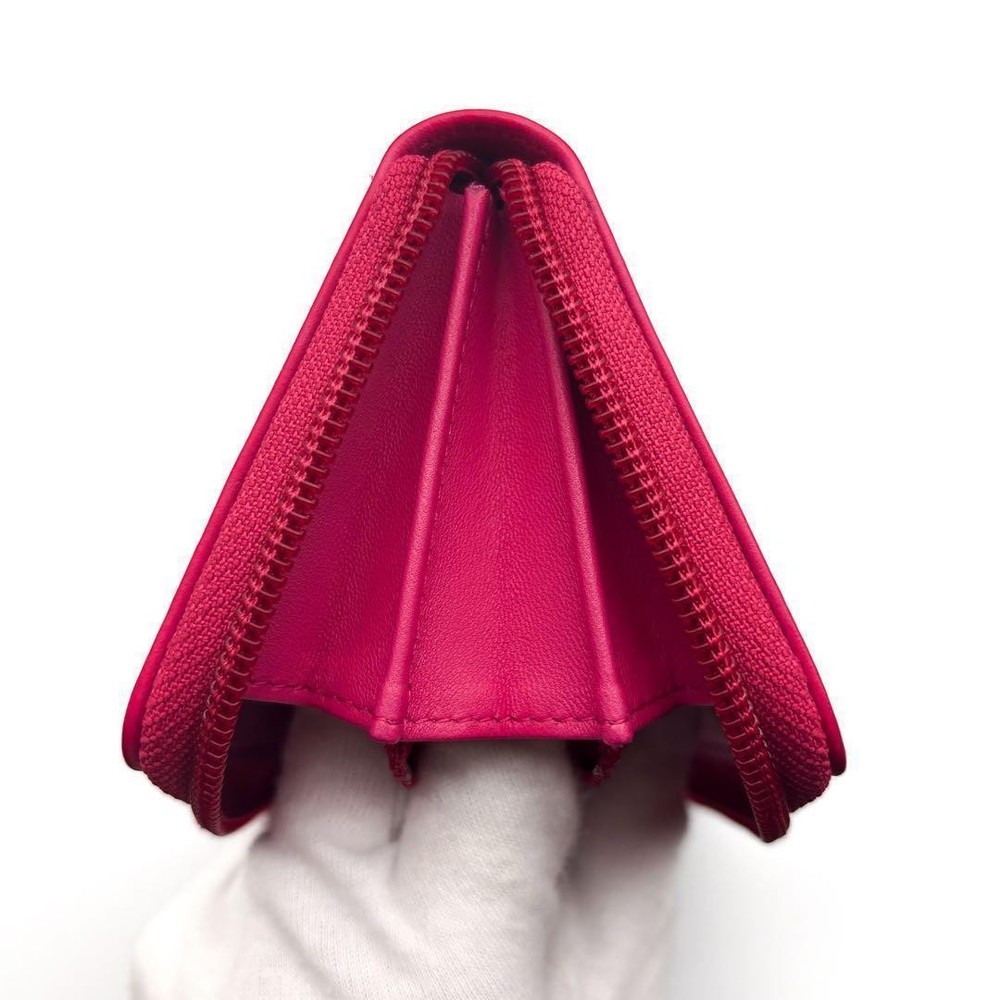 Chanel Boy Chanel Round Zip Medium Wallet