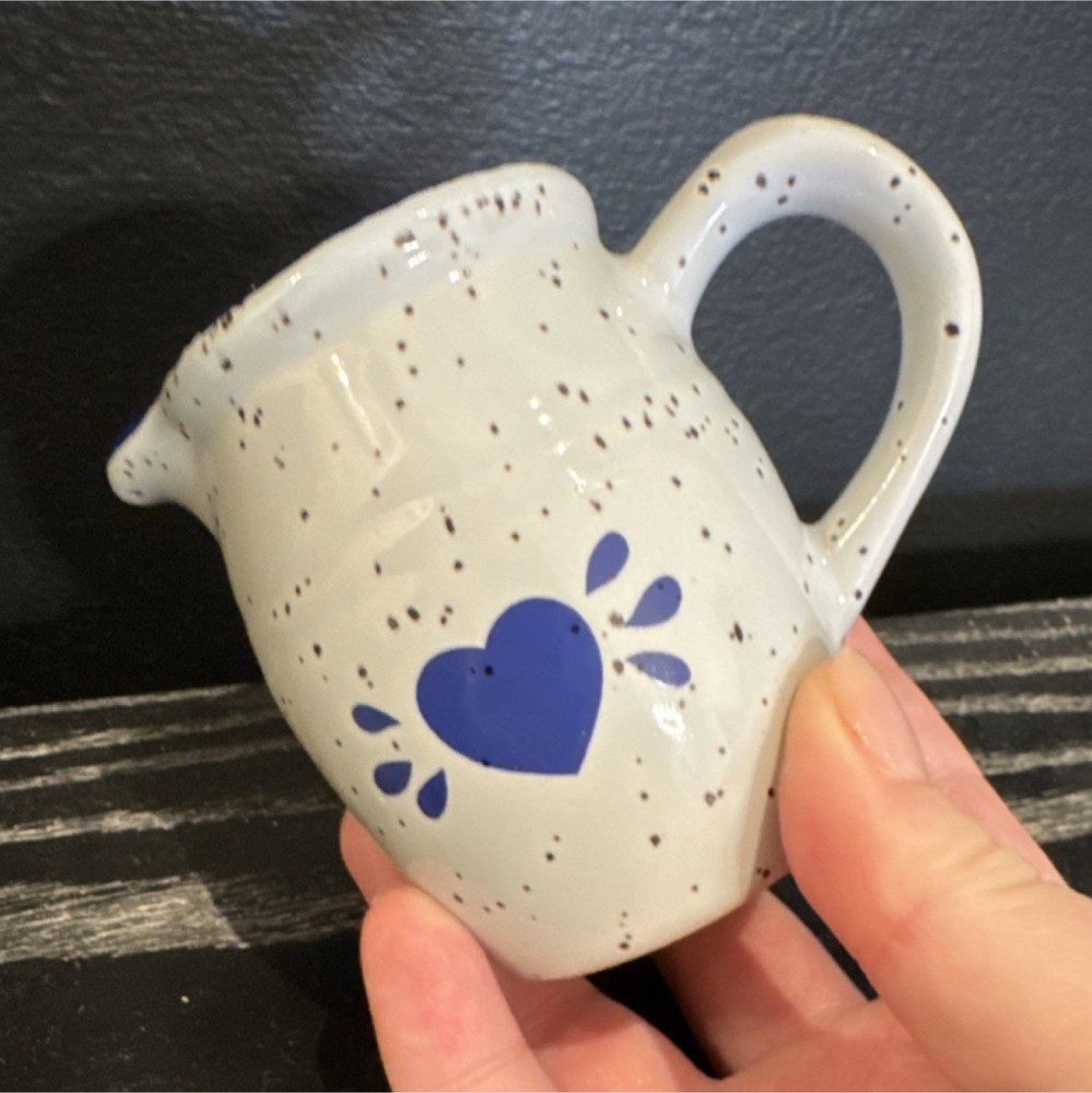 Vintage ceramic pottery creamer