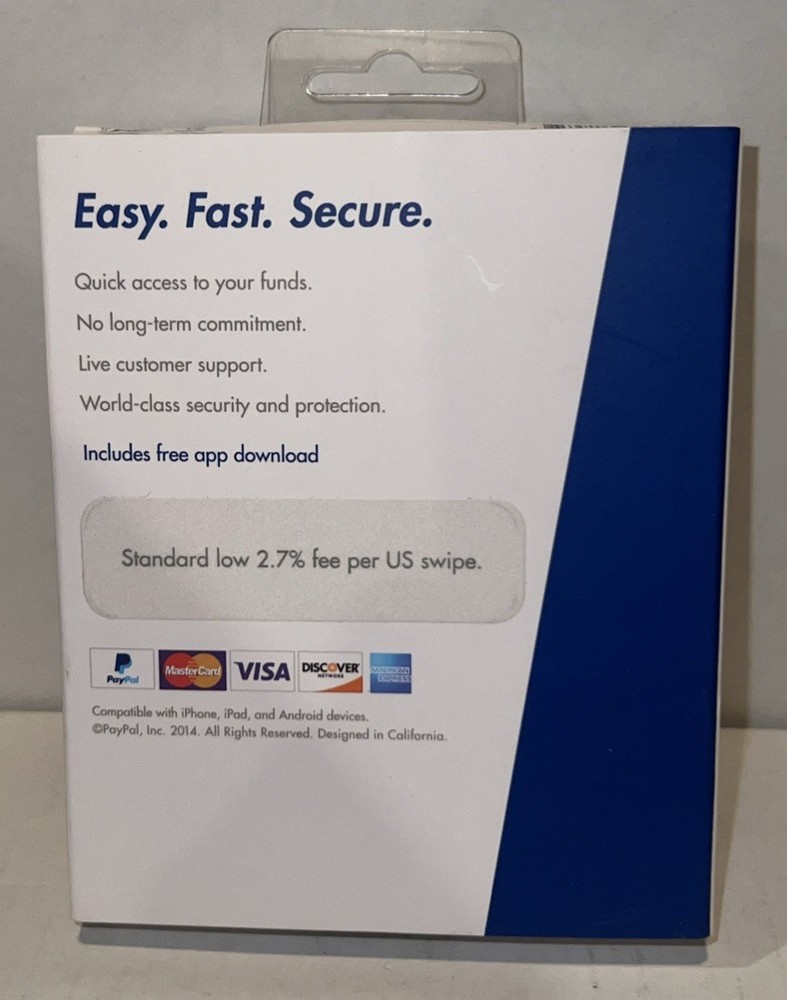 PayPal Mobile Credit Card Reader Swiper For iPhone and Android