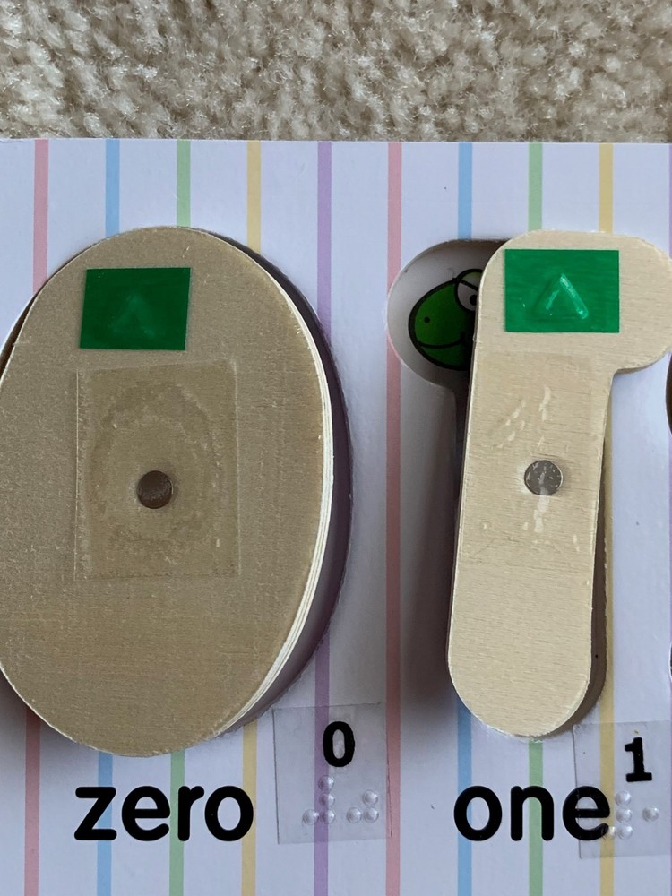 Numbers Form Puzzle with Print and Braille