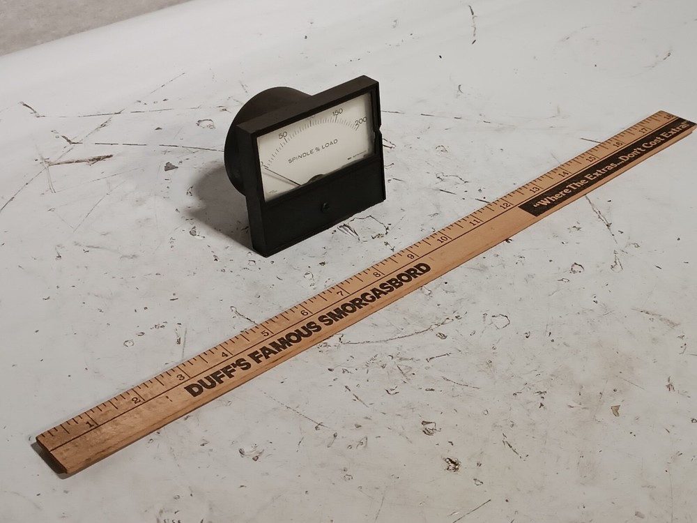 API Instruments 447-13 606 Spindle % Load Panel Meter 0-200 Range