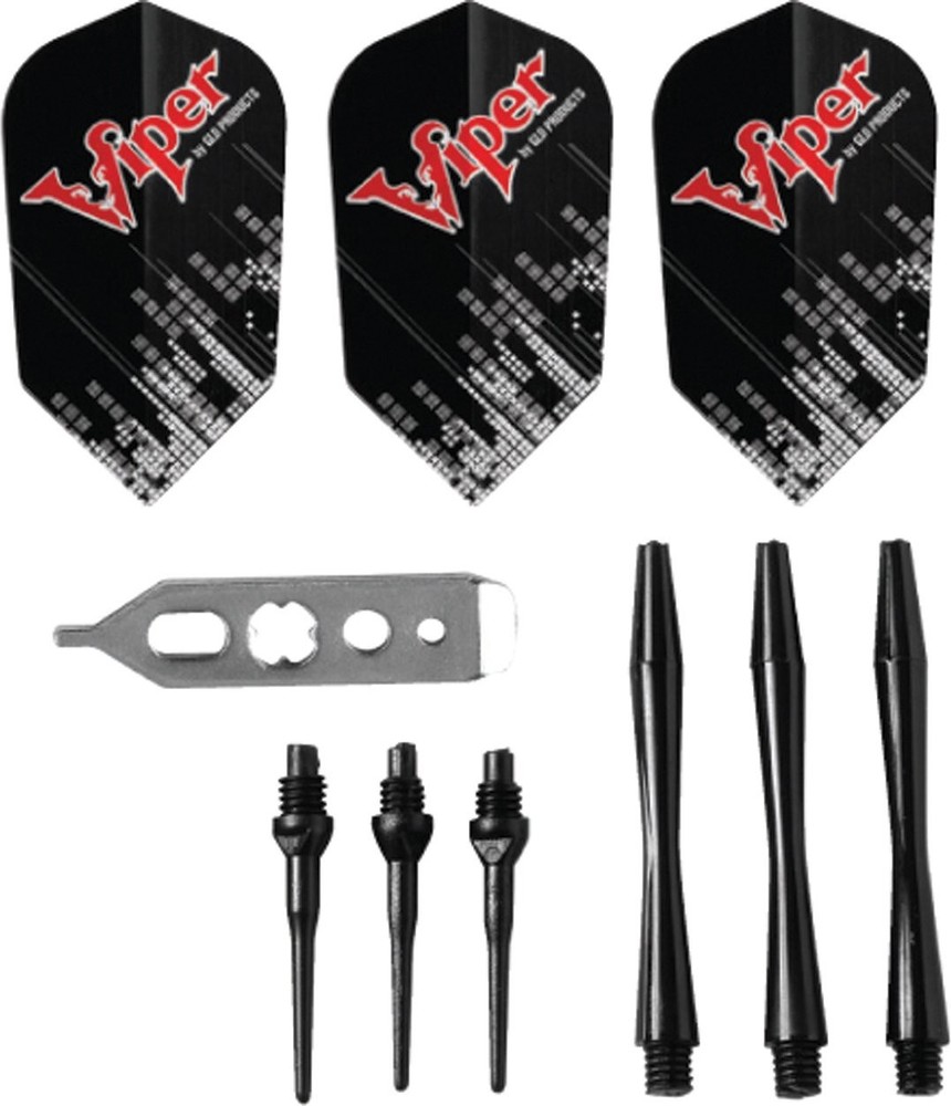 Viper Black Ice Red Soft Tip Darts, 18 Grams